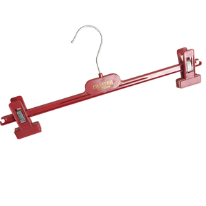 Gantungan baju plastik hitam kuat dapat diatur kait antiselip celana panjang pengaturan pakaian Jeans handuk pakaian injeksi PP - Product Image 3