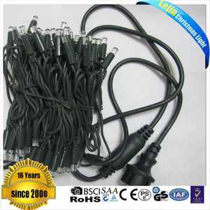 Alambre de goma negro led luz de la secuencia de vacaciones con certificado GS - Product Image 5