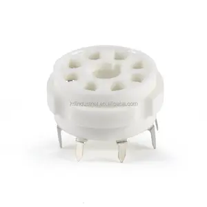 Amplifiers 8pin Ceramic Tube Socket for EL34 6550 KT88 KT66