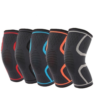 <span class=keywords><strong>Genouillère</strong></span> à tricoter par compression en nylon et spandex Protection du sport Manchon de soutien élastique <span class=keywords><strong>pour</strong></span> coudières et genouillères - Product Image 1