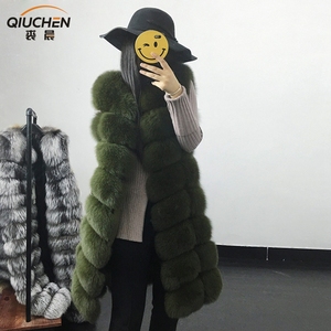 <span class=keywords><strong>Fantastique</strong></span> Mode L'ensemble de fourrure belle fille perle blanc fourrure de <span class=keywords><strong>renard</strong></span> sans manches gilet - Product Image 1