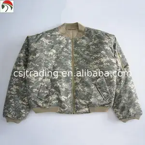 Fabrika fiyat ma-1 bombacı ceket uçuş hava kuvvetleri askeri ceketler/ma1