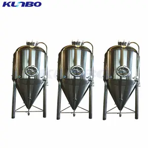 kunbo 3000l 4000l 5000l industriale birra fermentatore conico serbatoio di fermentazione