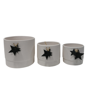 Tamaño personalizado de plata de lujo interior jardinera cerámica pote de flor <span class=keywords><strong>bonsai</strong></span> macetas para la decoración - Product Image 4