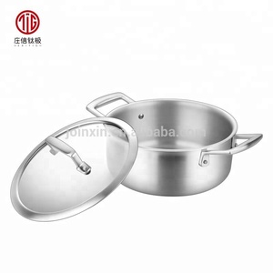 20Cm Thương Mại Tốt Nhất Ba Lớp Titanium & Nhôm & Hợp Kim Thép Không Gỉ Cookware Set Soup Pots - Product Image 4
