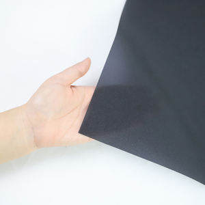 Pvc negro <span class=keywords><strong>opaco</strong></span> impermeable escarchado pegatinas etiqueta engomada del vidrio - Product Image 4
