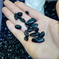 Vente en gros de pierres de cristal d'obsidienne noire naturelle polie, gravier de mini-cristaux d'obsidienne polis pour l'artisanat, en vente