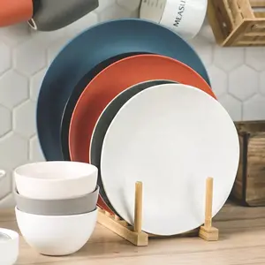 Crockery Dinnerware Cheap Price Matte Plate Porcelain Charger Plate For Hotel