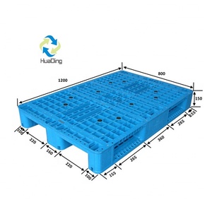 Huading đơn phải đối mặt với hàng hóa nhựa Pallet HDPE thép <span class=keywords><strong>PP</strong></span> vật liệu PVC khối bê tông lạnh lưu trữ 4-cách Pallet - Product Image 2