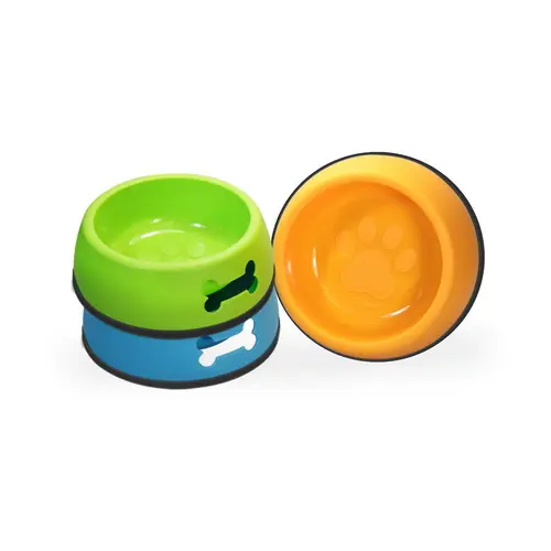 Super Value Anti Slip Plastic Pet Smart Feeder and Waterer Bowl