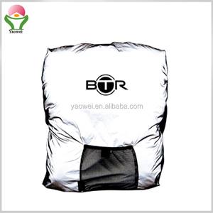 Più nuovo personalizzato di alta qualità di nylon nero riflettente <span class=keywords><strong>impermeabile</strong></span> <span class=keywords><strong>zaino</strong></span> parapioggia - Product Image 1