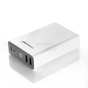 Migliore qualità 18650 Li-Ion 7800 mah bianco powerbanks mini caricatore usb universale banca portatile di potere