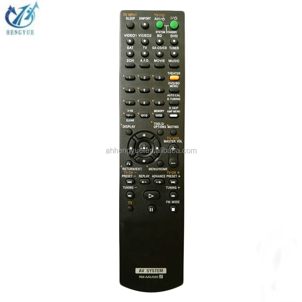 Factory price Replacement tv remote control or sony RM-AAU022 AV system HOME THEATRE Controle