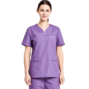 <span class=keywords><strong>Divisa</strong></span> Medica Estiva <span class=keywords><strong>da</strong></span> Donna per Infermiere, 65% Poliestere 35% Cotone, Tessuto Resistente e Resistente al Cloro - Product Image 1