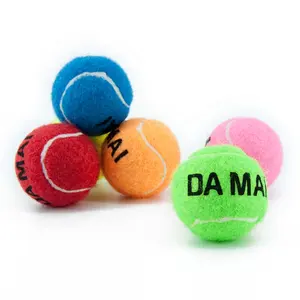 Coloured Tennis Ball GRAVIM Custom Logo Colorful 48-40mm Diameter Mini Tennis Balls