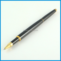 Fournisseur de papeterie, hôtel, banque, caissier, table de réception, stylo, outil d'écriture, support de bureau en métal argenté et doré avec porte-stylo rotatif