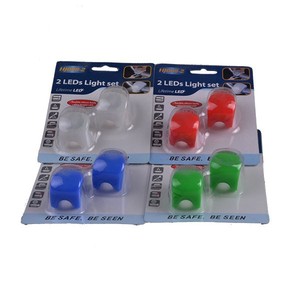 Luminaires LED de bicyclette en SIlicone, ensembles de lumières de <span class=keywords><strong>vélo</strong></span>, en caoutchouc, haute luminosité, lumière de bicyclette, de casque - Product Image 6