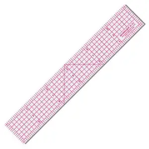 Kearing brand, inch garment grading ruler, sandwich line pattern grading ruler, 1"*6 length transparent inch scale # B-50