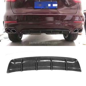 Cuerpo de fibra de carbono Kit para <span class=keywords><strong>Maserati</strong></span> Levante <span class=keywords><strong>4</strong></span> puerta 2016-2019 labio delantero divisores de ventilación Trim cubre labio trasero medio Spoiler - Product Image 3