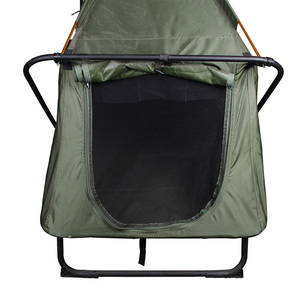 Canvas-Dachzelt für Autos, Outdoor-Aluminium-Klappzelt zum Angeln und Camping, Wasserdichtes Bettzelt - Product Image 4