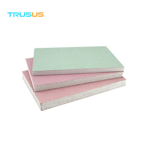 Plaque <span class=keywords><strong>de</strong></span> plâtre ignifuge pour plafond, norme européenne, panneau <span class=keywords><strong>de</strong></span> cloison sèche décoratif, épaisseur 9-16 mm, certifié CE pour un style moderne - Product Image 1