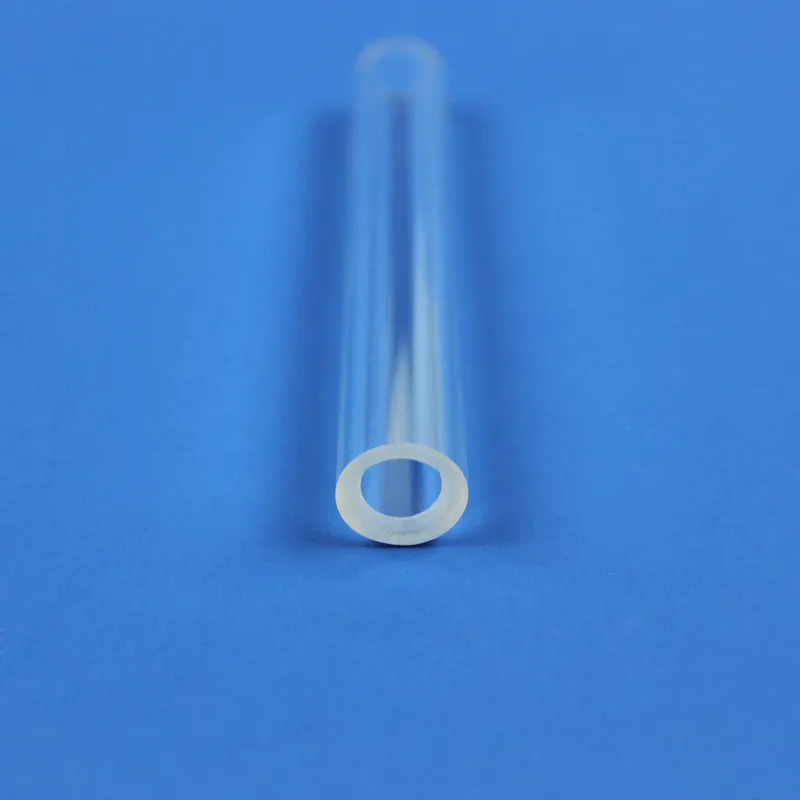 HM 투명 높은 품질 두꺼운 벽 석영 유리 튜브