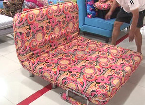 Cơ Chế Giường <span class=keywords><strong>Sofa</strong></span> Bằng Kim Loại, Khung Giường <span class=keywords><strong>Sofa</strong></span> Gấp Mạnh Mẽ - Product Image 4