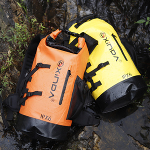 XINDA giallo leggero in PVC borsa 36cm di larghezza pieghevole portatile con Design impermeabile Canyoning arrampicata su roccia strumento di salvataggio - Product Image 4