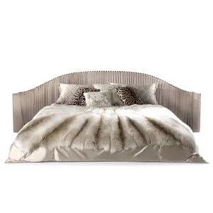 Commerciële meubelen high back ontwerp hotel bedden enkele bed king size FB001