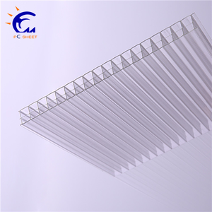 Plastic <strong>Greenhouse</strong> Manufacturers 8mm Polycarbonate Pc Hollow Triple-wall Sheet/plate