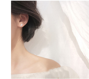 Nouvelle mode Fine 925 en argent Sterling Ballet danse fille boucles d'oreilles en argent prévenir les allergies pour les femmes bijoux de fête - Product Image 3