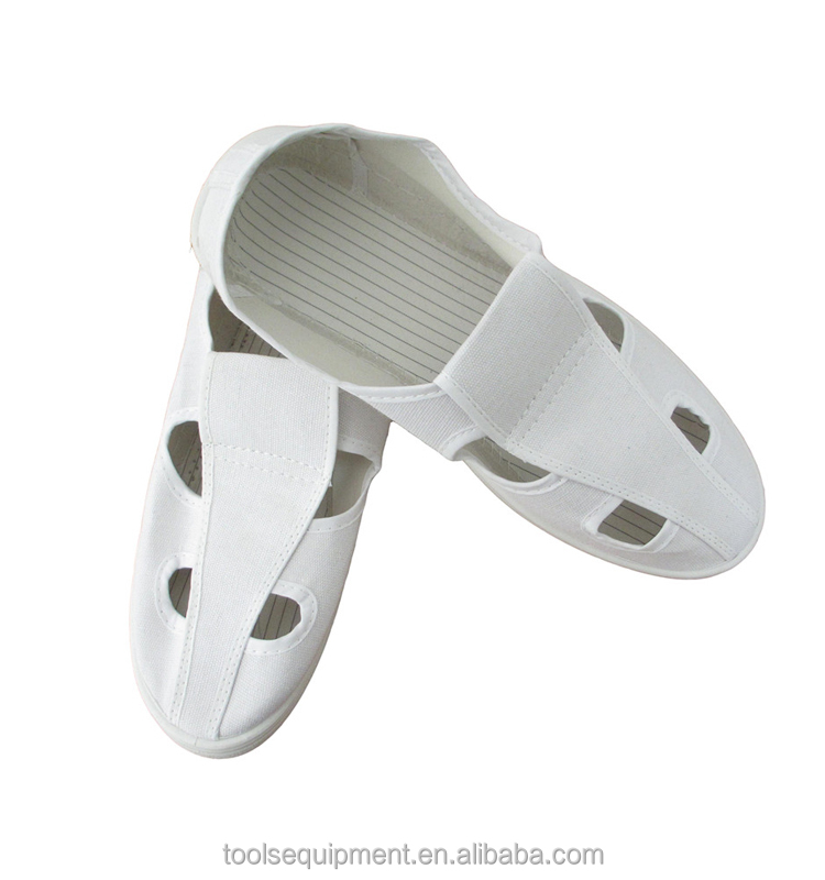 PVC Anti-static four holes esd shoes