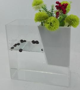 מלבן אקריליק custom האקווריום קטן שולחן למעלה אישית צורת ברור אקריליק אקווריום דגי טנק - Product Image 4
