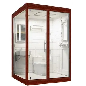 טרומי מודולרי באיכות גבוהה מיכל בשימוש בית אדום אלומיניום מסגרת קל להתקין טרומי אמבטיה pod