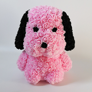 <span class=keywords><strong>Orsacchiotto</strong></span> di Fiori Natalizio Economico in Rose per Auguri e Regali, Vendita all'Ingrosso - Product Image 4