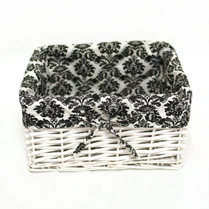 <span class=keywords><strong>Commode</strong></span> à <span class=keywords><strong>3</strong></span> niveaux en bois avec panier pour chambre à coucher - Product Image 5