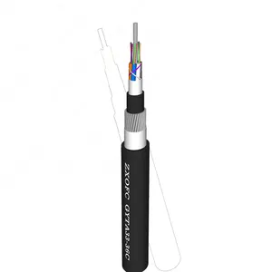 <span class=keywords><strong>Cable</strong></span> de <span class=keywords><strong>Fibra</strong></span> Óptica Subacuático ZX-OFC de 6/12 Núcleos GYTA33 G652D Monomodo Blindado, Reforzado con Alambre de Acero, <span class=keywords><strong>50</strong></span> <span class=keywords><strong>Metros</strong></span> de Profundidad, Negro - Product Image 1