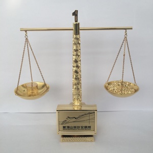 מאזני זהב מסורתיים מעוצבים, מלוטשים, לקישוט, לאספנות, למתנה, לעבודה ידנית, בסגנון עממי, סיטונאי - Product Image 1