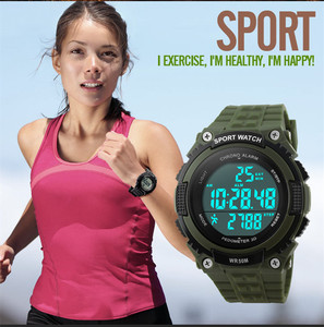 Salud a prueba <span class=keywords><strong>de</strong></span> <span class=keywords><strong>agua</strong></span> deporte podómetro relojes con cuenta atrás funciones - Product Image 1