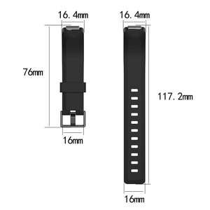 Ivanaze-Bandas de repuesto para <span class=keywords><strong>Fitbit</strong></span> <span class=keywords><strong>Inspire</strong></span>/ <span class=keywords><strong>Inspire</strong></span> <span class=keywords><strong>HR</strong></span>, Correa deportiva de silicona transpirable, hebilla de Metal segura, novedad - Product Image 6