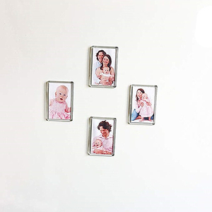 Cornice Fotografica Magnetica in Acrilico 2.7*1.7 Pollici, Magnete per Frigorifero <span class=keywords><strong>con</strong></span> Forma Rettangolare e Design Contemporaneo per Bambini e Matrimoni - Product Image 5