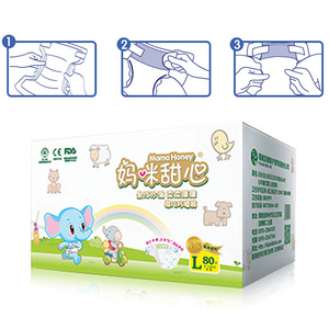 3D guardia di perdite felice papà del bambino pannolino del bambino S cut magia nastro elastico in vita unisex Mama Miele marca di nome del bambino pannolini per bambini pannolini - Product Image 4