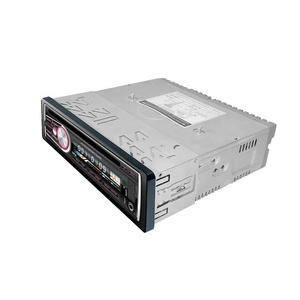 واحدة الدين سيارة العالمي mp3 مشغل أقراص مضغوطة SD راديو السيارة مع USB BT الأيدي الحرة مشغل أسطوانات للسيارة لاعب مع اللون <span class=keywords><strong>LCD</strong></span>/LED