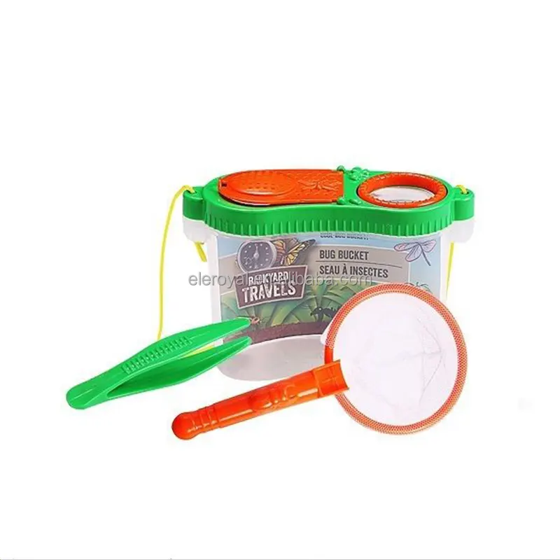 Insect Bug Adventure Set, Bug Catcher Set for Kids Backyard Exploration Kit - Bug Collection Kit - Bug Net,Tweezers