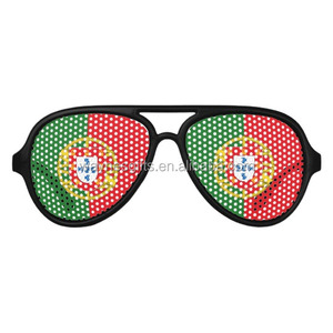 Gafas personalizadas para aficionados al fútbol de <span class=keywords><strong>Portugal</strong></span> gafas con bandera de aficionados de <span class=keywords><strong>Portugal</strong></span> - Product Image 2