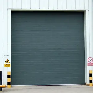 Portes coulissantes en aluminium automatiques à roulement 16x7, vente en gros, portes coulissantes résistantes au son, pour Garage