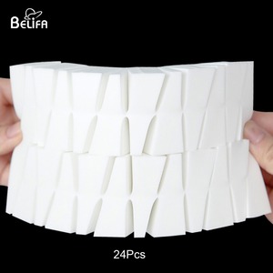 <span class=keywords><strong>Ombretto</strong></span> Belifa foundation 24 soffi in polvere mini triangolo tagliati e spugna per trucco in lattice naturale soffio cosmetico in lattice nr di classe mondiale - Product Image 2