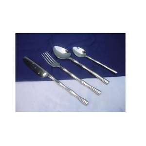 Hot Silver plaqué cuillère couteau ensemble de couverts vernis à la main argent plaqué personnalisable design simple vintage classique look couverts - Product Image 2