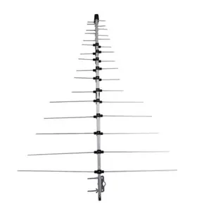 150 Mile High Gain Antena Luar Ruangan 32E TV Aerial HDTV FM Outdoor Dioptimalkan Digital Sinyal Kuat Booster Freeview Aerial