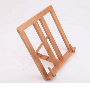 Soporte <span class=keywords><strong>de</strong></span> <span class=keywords><strong>libro</strong></span> <span class=keywords><strong>de</strong></span> madera <span class=keywords><strong>de</strong></span> bambú ajustable Utensilio portátil y plegable para una comodidad <span class=keywords><strong>de</strong></span> lectura óptima - Product Image 3